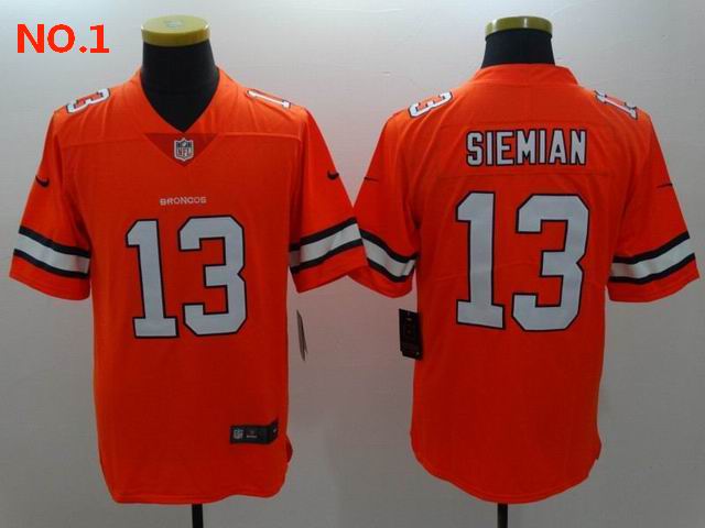 Men's Denver Broncos #13 Trevor Siemian Jerseys-24